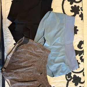 lululemon athletica Women's Shorts - Black, Light Blue, Gray